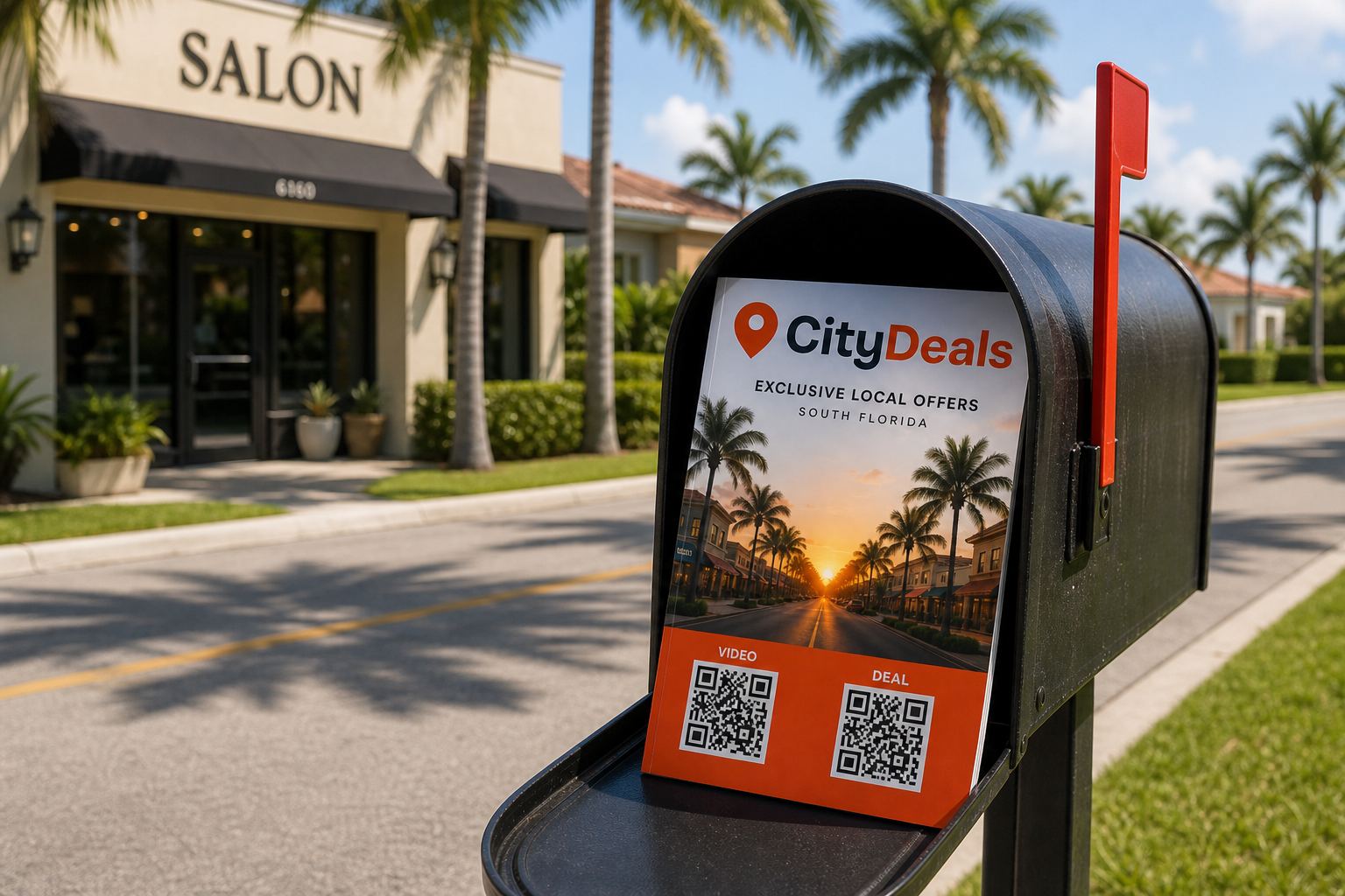 A City Deals magazine in a Westchester mailbox