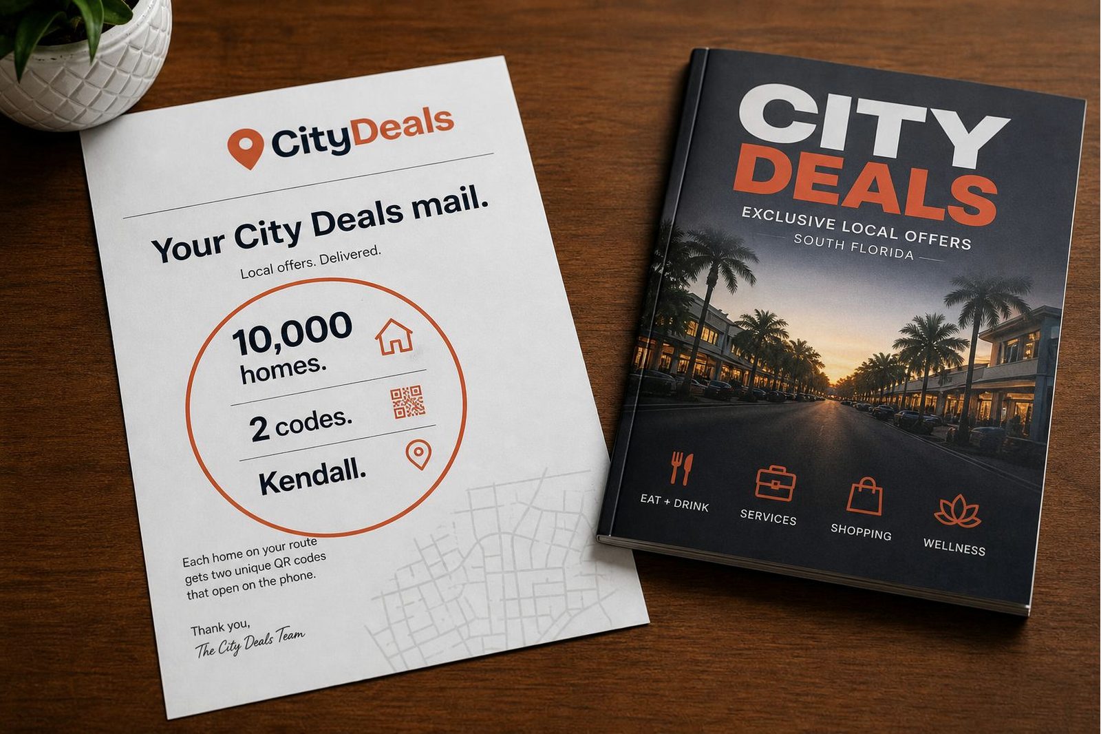 The City Deals magazine in the mailbox — City Deals in Kendall