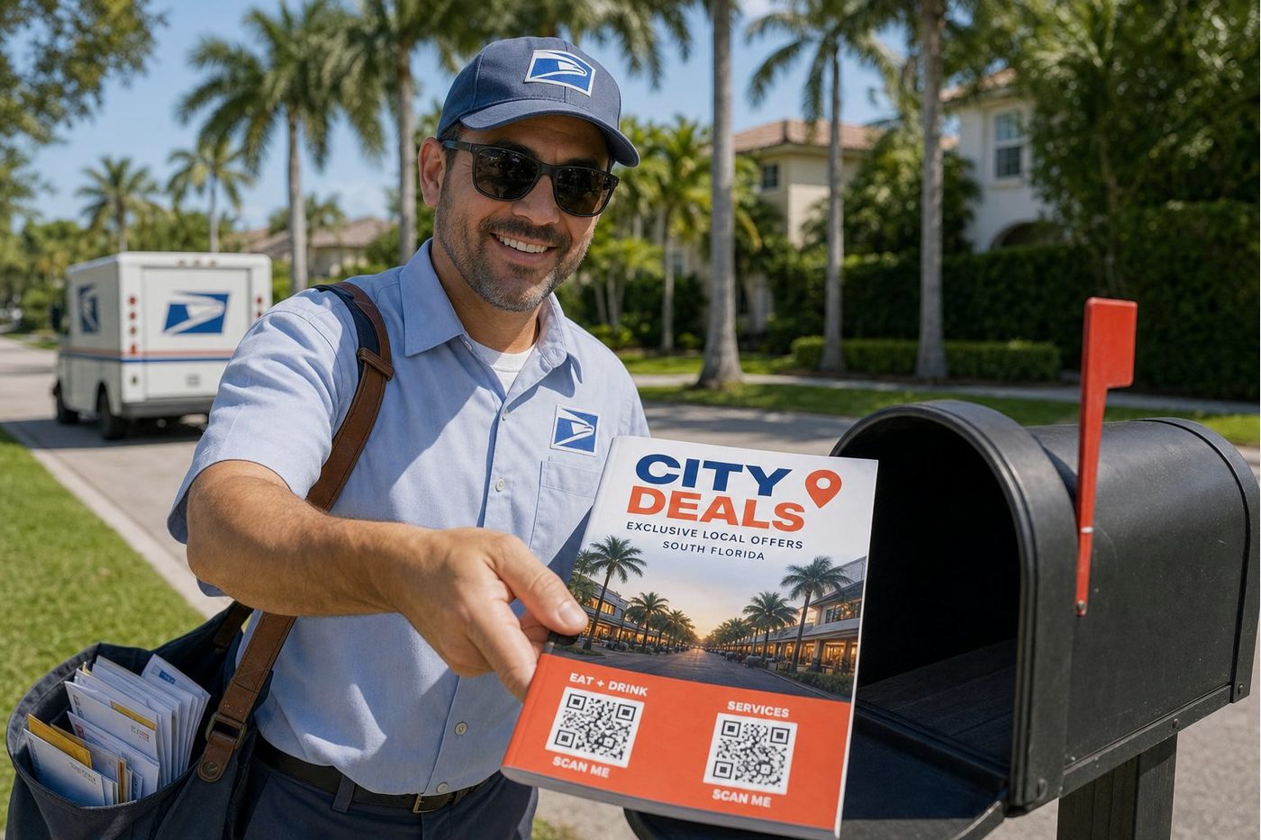 Mail piece for owners buying ads in South Florida